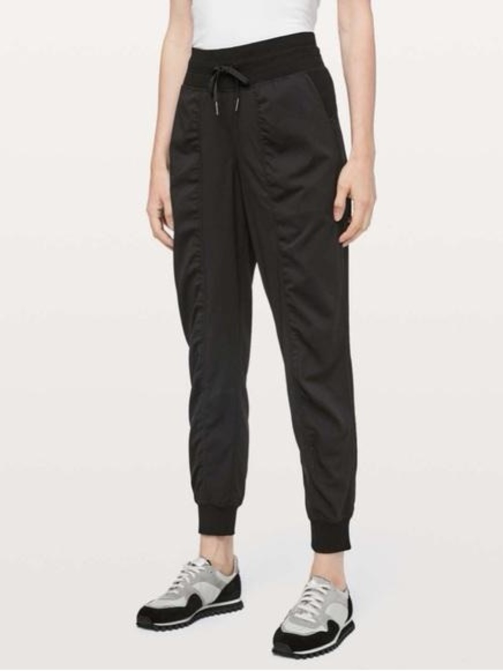 Lululemon Dance Studio Mid-Rise Joggers in black. Size 8. ***see description